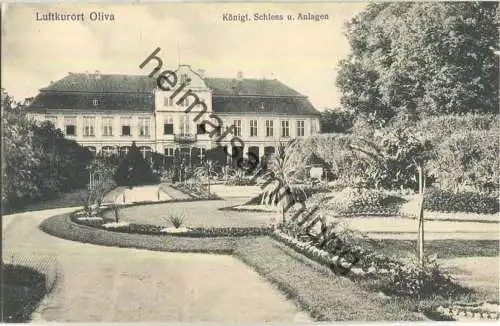 Luftkurort Oliva - Schloss - Verlag Clara Bernthal Danzig