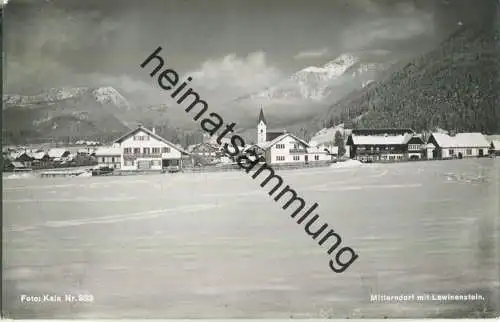 Mitterndorf mit Lawinenstein - Foto-Ansichtskarte - Verlag Helmut Kain Mitterndorf