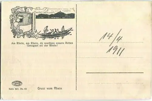 St. Goarshausen - Schweizertal - Verlag Knackstedt & Näther Hamburg 1911