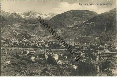 Bolzano-Gries col Catinaccio - Ed. Lorenz Fränzl Bolzano