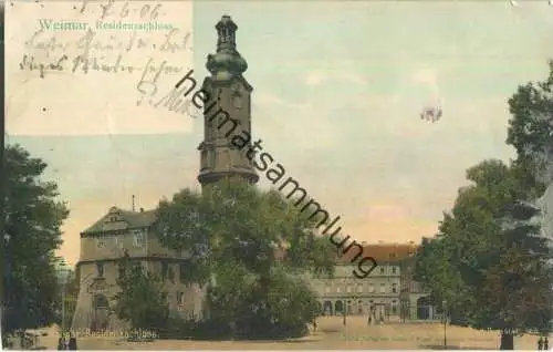 Weimar - Residenzschloss - Verlag Zedler & Vogel Darmstadt