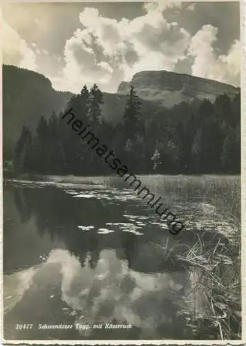 Schwendisee mit Käserruck - Foto-AK Grossformat - Verlag Hans Gross St. Fiden gel. 1943