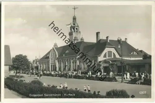 Swinemünde - Kurhaus - Foto-Ansichtskarte 30er Jahre - Verlag E. Rubin & Co Lübeck