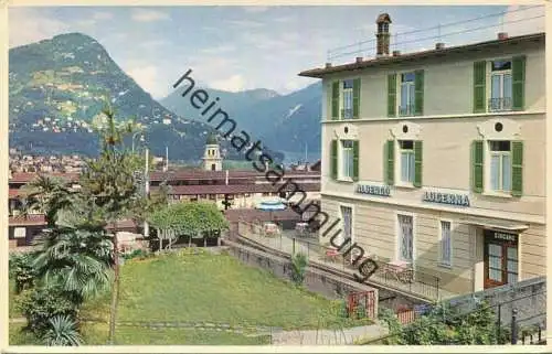 Lugano - Hotel Luzern-Jura - Besitzer F. Abba - Verlag J. Kleiner Bern