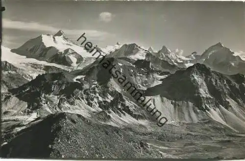 Bella Tola - Weisshorn - Rothorn - Gabelhorn - Foto-AK - Verlag E. Gyger Adelboden