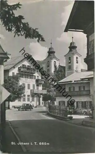 St. Johann in Tirol - Foto-Ansichtskarte - Verlag R. Jöchler St. Johann 1954