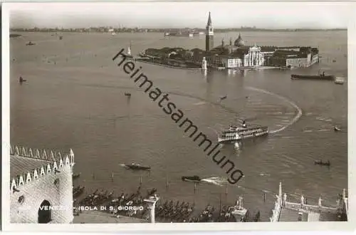 Venedig - Venezia - Isola di S. Giorgio - Foto-Ansichtskarte 30er Jahre - Verlag G. Brocca Venezia