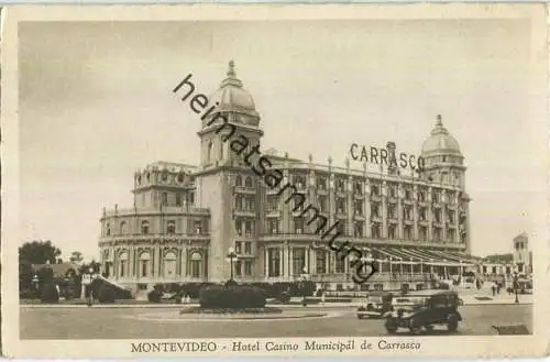 Montevideo - Hotel Casino Municipal de Carrasco - Verlag F. Cugnasca Montevideo