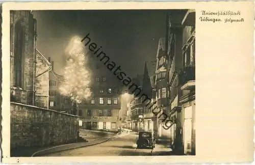 Tübingen - Holzmarkt - Foto-Ansichtskarte - Verlag Gebr. Metz Tübingen