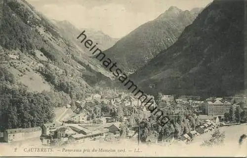 Cauterets - Panorama pris du Mamelon vert