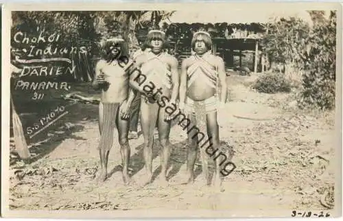 Panama - Chakoi Indians - Darien - Foto-AK 20er Jahre