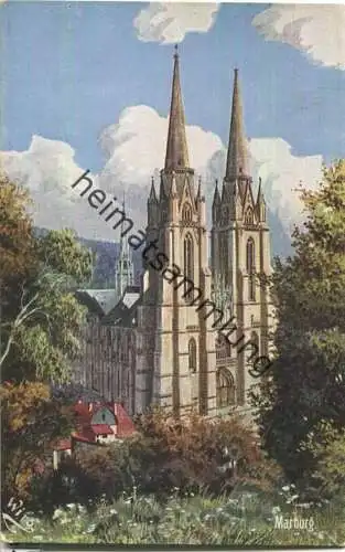 Marburg - Elisabethkirche - Verlag N. G. Elwerts Marburg