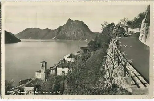 Gandria e la nuova strada - Foto-Ansichtskarte - Verlag Ditta G. Mayr Lugano