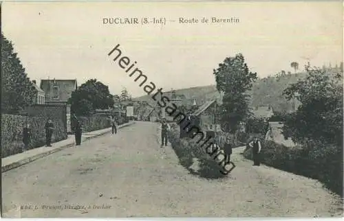 Duclair - Route de Barentin - Edition L. Pruvost libraire a Duclair