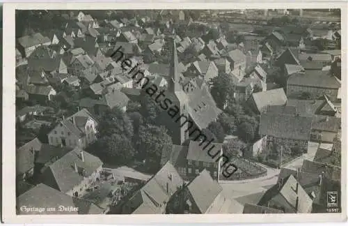 Springe am Deister - Foto-Ansichtskarte - Luftaufnahme - Verlag Klinke & Co. Berlin