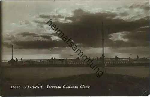 Livorno - Terrazza Costanzo Ciano - Foto-AK - Ediz. Giuseppe Meucci Livorno