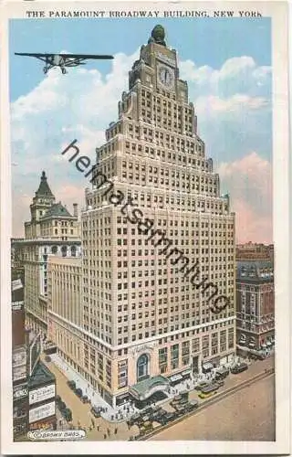 New York City - The Paramount Broadway Building - Edition Haberman's Bronx New York