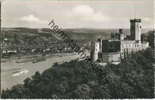 Stolzenfels - Rheinschiffe - Foto-Ansichtskarte - Verlag Schöning & Co Lübeck