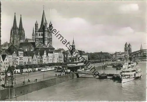 Köln - Rheinschiffe - Foto-AK Grossformat - Verlag Gerhard Ludwig Köln