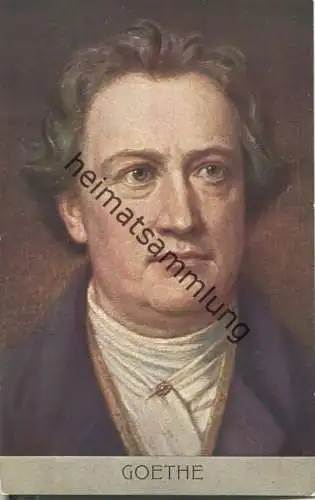 Johann Wolfgang von Goethe - AK ca. 1900 - Verlag Max Sinz Dresden