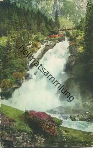 Mittlerer Krimmler Wasserfall - Verlag C. Jurischek Salzburg 1912