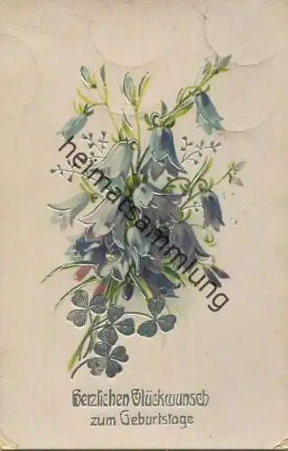 Geburtstag - Blumen - gel. 1919