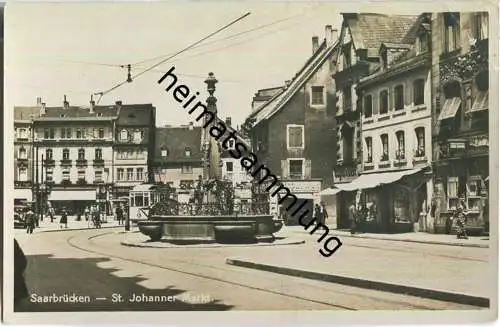 Saarbrücken - St. Johanner Markt - Foto-Ansichtskarte - Verlag Th. Klein Saarbrücken