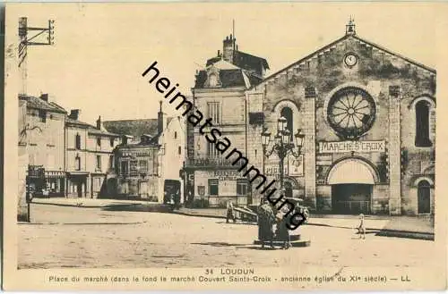 Loudun - Place du marche