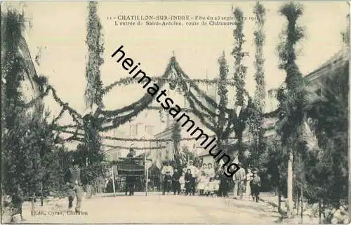 Chatillon-sur-Indre - Fete du 25. septembre 1910