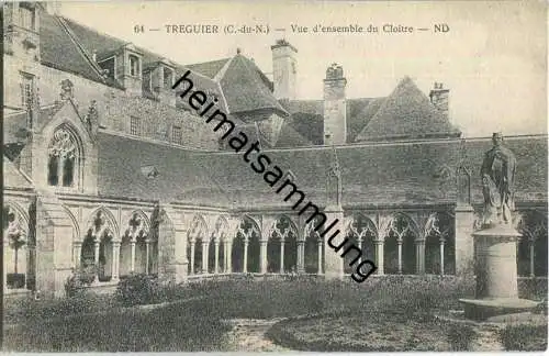 Treguier - Vue d'ensemble du Cloitre