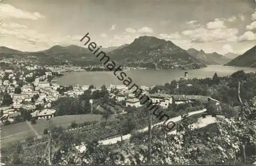 Lugano - Foto-AK - Edition Foto Brunel-Schiefer Lugano gel. 1959