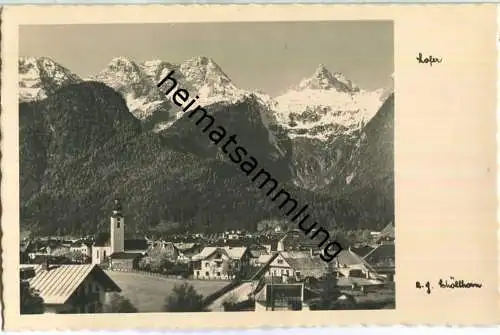 Lofer - Loferer Steinberge - Foto-Ansichtskarte - Verlag A. G. Schöllhorn Innsbruck