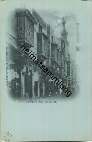 Le Caire - Suk ez Zalat - Verlag Queissner & Co Karlsruhe ca. 1895