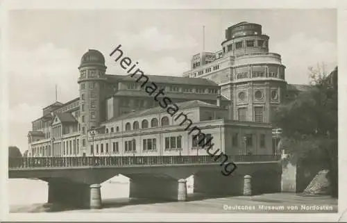 München - Deutsches Museum von Nordosten - Foto-AK 1930 - Verlag J. Lindauer München