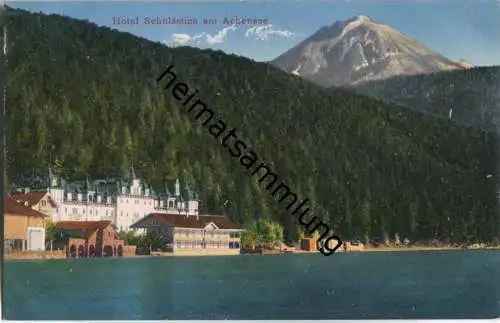 Hotel Scholastika am Achensee - AK ca. 1910 - Verlag Heinrich Lindner Achensee