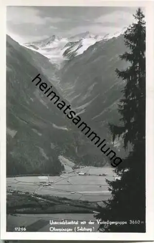 Untersulzbachtal - Venedigergruppe - Foto-Ansichtskarte - Verlag Schöllhorn & Co Innsbruck