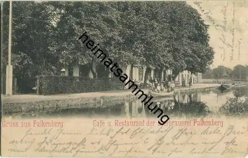 Falkenberg (Lilienthal) - Cafe und Restaurant der Bierbrauerei - Bahnpost