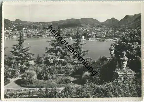 Como - Panorama - Foto-AK - Ediz. Abele Preda Milano 1940