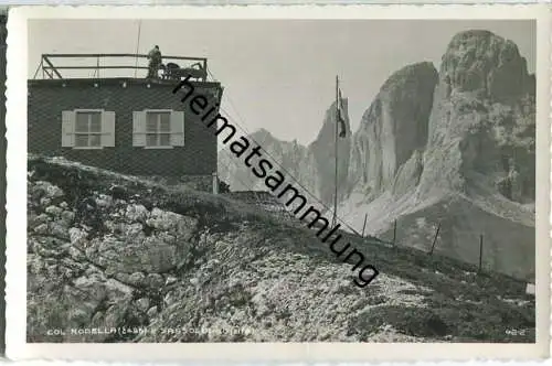 Col Rodella e Sassolungo - Foto-Ansichtskarte - Ediz. Ghedina Cortina