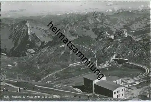 Rochers de Naye et les Alpes - Foto-Ansichtskarte - Edition O. Sartori Lausanne