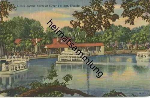 Florida - Silver Springs - Glass-Bottom Boats