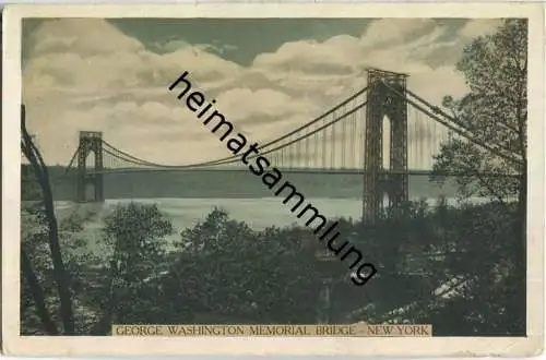 New York - Georg Washington Memorial Bridge (G56319y)*