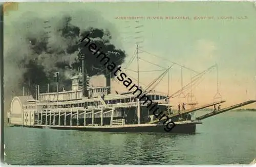 Illinois - East St. Louis - Mississippi River Steamer