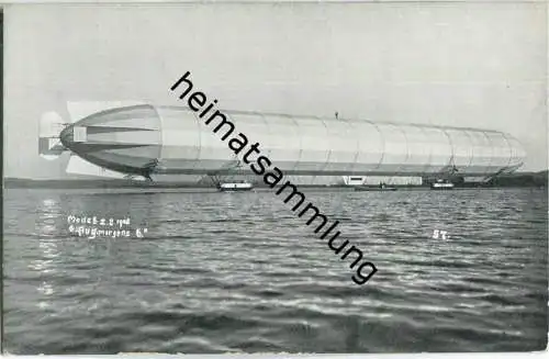 Zeppelin Luftschiff Modell z.2.1908 - Verlag K. Scholl & Sohn Friedrichshafen