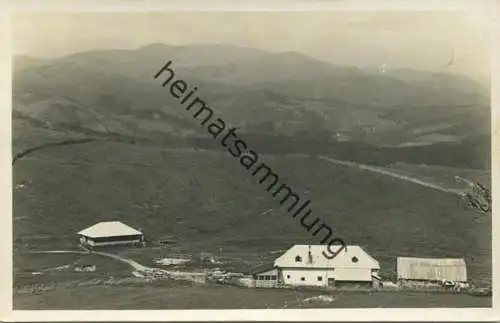 Stubalpe - Altes Almhaus - Foto-AK - Verlag K. Glantschnigg Graz 1936 gel. 1936