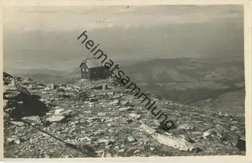 Zirbitzkogel - Schutzhaus - Foto-AK - Verlag H. Klotzinger Judenburg 1928 gel. 1928