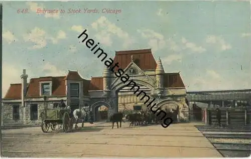 Illinois - Chicago - Entrance to Stock Yards