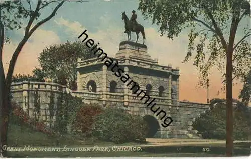 Illinois - Chicago - Lincoln Park - Grant Monument