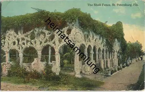 St. Petersburg Fla. - The Shell Fence