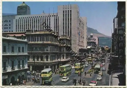 Cape Town - Adderley Street - Foto-AK Grossformat